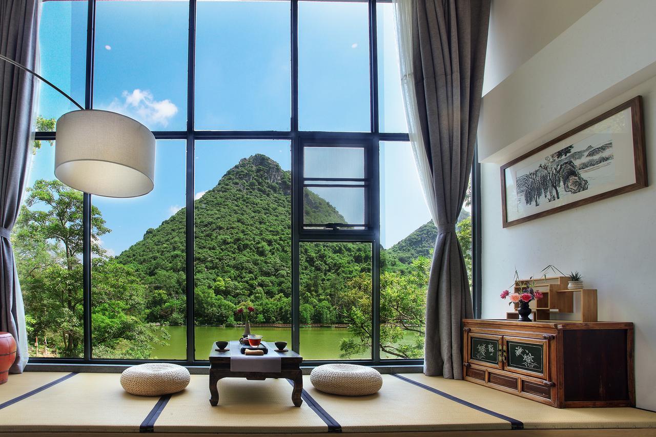 Guilin Heshe Lakeside Resort-Free Pick Up Service Stay Two Nights Exteriör bild